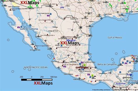 Mexico Mapa Turistico Mapa Turistico Do Mexico America Central Images