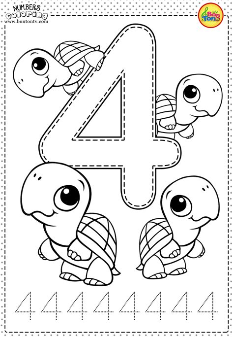 Numbers 1 10 For Kids Math Printable Coloring Pages Coloring Books