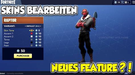 Fortnite Skin Editor Feature Outfits Bearbeiten And Personalisieren