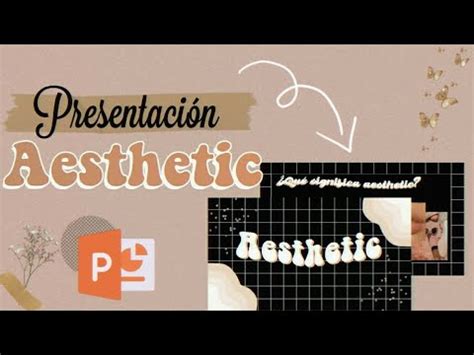 It is a minimalist professional presentation template. PRESENTACIÓN CREATIVA EN POWER POINT ESTILO AESTHETIC ...