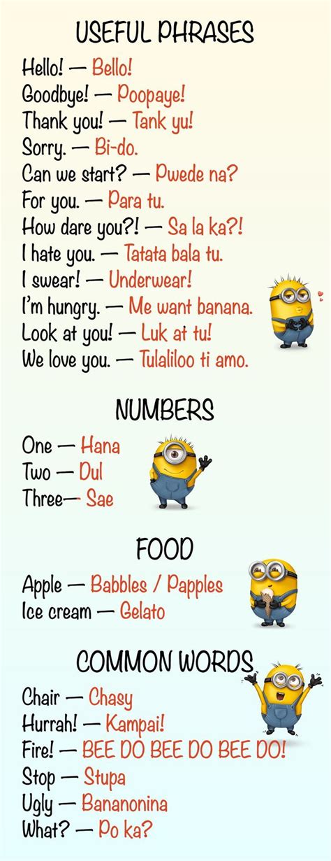 How To Understand The Language Of Minions And Learn To Speak It In 2022