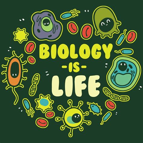 Biology Is Life Funny Cute And Nerdy Shirts Teeturtle Biology Art Biology Drawing General