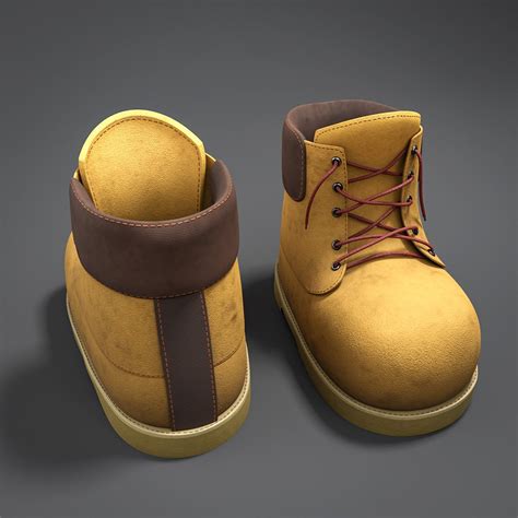 Stylized Boot 3d Footwear Models Blenderkit
