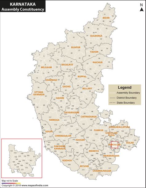 Karnataka Assembly Constituency Map Karnataka Google Drive Wise