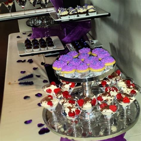 Purple Dessert Table By Fabulous Freddies Events Purple Desserts