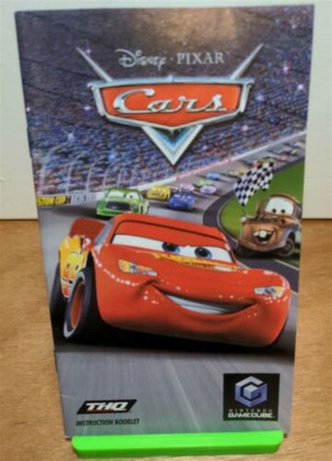 Cars Nintendo Gamecube Manual Only Video Game Collectors Vg Etsy