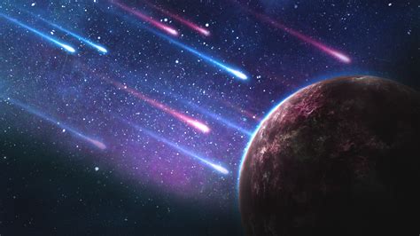 Solar system illustration, multiple display, planet, space, sun. Space Meteorites 4K Wallpapers | HD Wallpapers | ID #21406