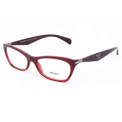 Eyeglasses Frame Prada Red Woman Pr15p Max101