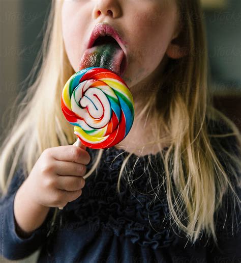 Lollipop Lick By Raymond Forbes Photography Lollipop Candy Stocksy