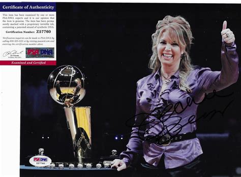 Jeanie Buss Los Angeles Lakers Signed X Photo Autographed PSA DNA