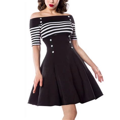 50s Vintage Dress Retro Dress 1950s Style Pin Up Rockabilly Alternative