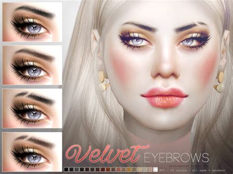 Sims 4 Ccs The Best Eyebrows By Pralinesims Makeup Cc Sims 4 Cc