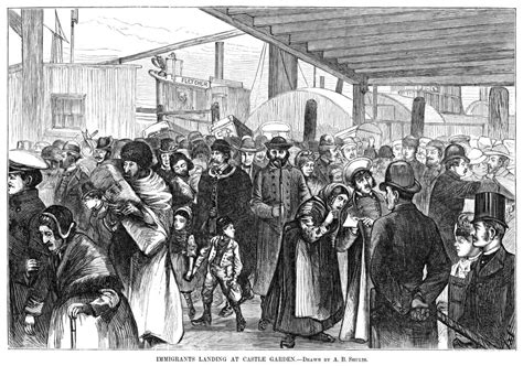 Posterazzi New York Immigrants 1880 Neuropean Immigrants Arriving At Castle Garden New York
