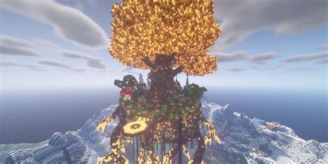 Minecrafts Stunning Yggdrasil Build Is Fit For The Gods