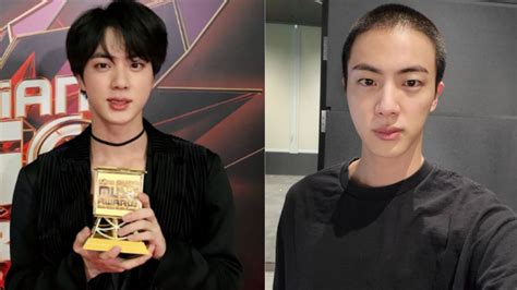 Bts Jin Shares New Buzz Cut Look Ahead Of Military Enlistment Army