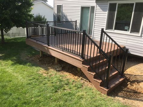 How to build a simple. Simple Composite Deck - Traditional - Deck - Other - by ...