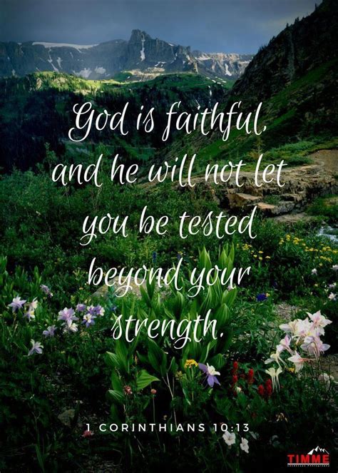 God Is Faithful Print In 2020 Inspirational Bible Quotes