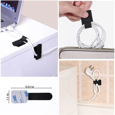 Pcs Cable Management Kit Wire Organizer Sleeve Holder Cord Clips Cable Organizer Straps