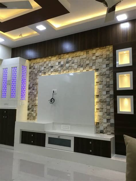 Tv show case design for hall | latest hall showcase design #tv showcasedesignforhall #latest hallshowcasedesign. tv unit designs in the living room | Kumar Interior