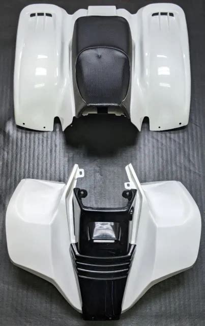 Kazuma Meerkat Plastic White Body Grill And Seat Redcat 50cc Atv Quad