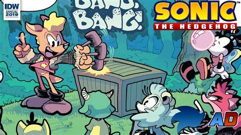 Sonic The Hedgehog Annual 2019 Idw Sonic Fan Club Dub Youtube