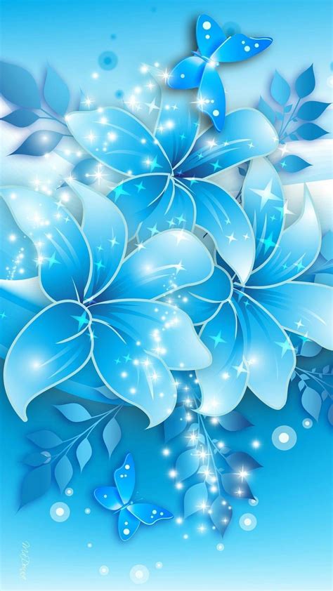 Blue Flower Iphone Wallpapers Top Những Hình Ảnh Đẹp
