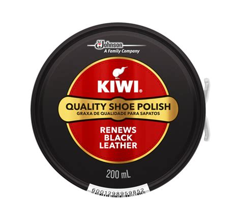 Kiwi Black Shoe Polish 200ml Makro
