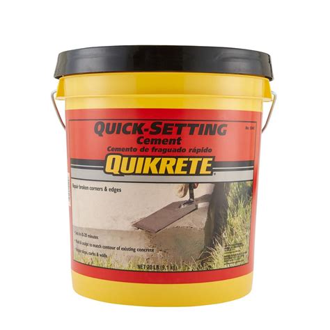 Quikrete 20 lb. Quick-Setting Cement Concrete Mix-124020 - The Home Depot