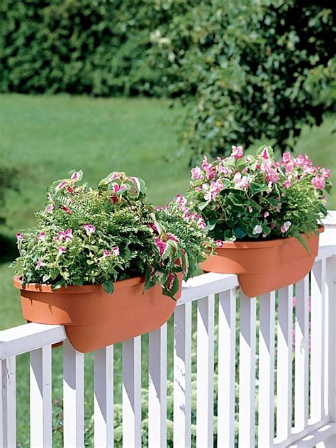 Deck Over Railing Planter Boxes Gardeners Supply
