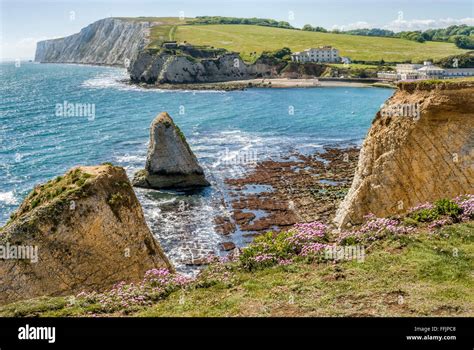 Village Freshwater At The Isle Of Wight South England Stock Photo Alamy