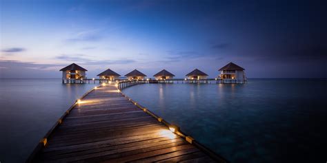Sky Sea Land Dock Scenics Nature Brown Maldives Resort Cloud