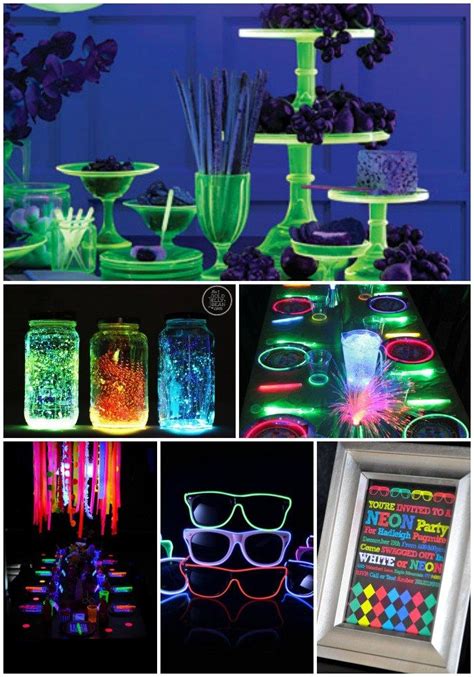 Glow In The Dark Party Ideas B Lovely Events Neon