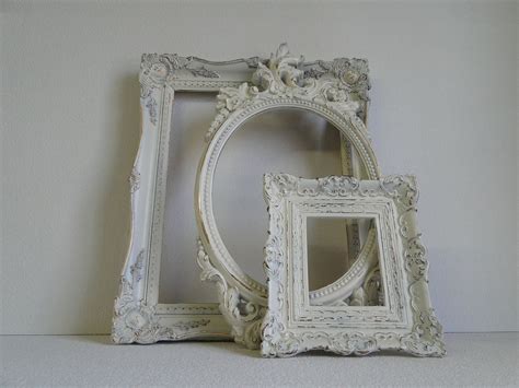 Large Ornate Frame Collection Set Gallery Wall Distressed