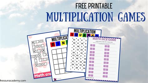 Free Printable Multiplication Games Hess Un Academy