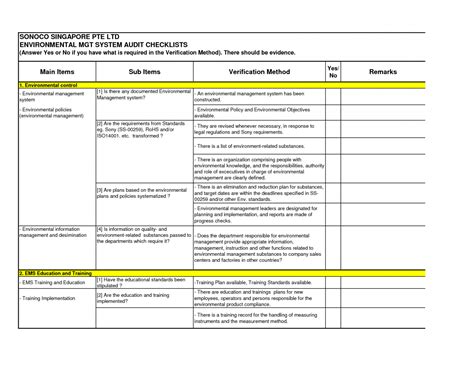 Download free checklist templates for excel. Compliance Audit Checklist Template