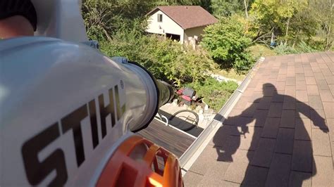 Maybe you would like to learn more about one of these? Stihl BG 56C leaf blower, doing work. - YouTube