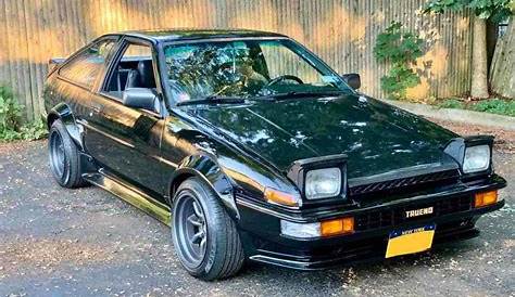 1986 Toyota Corolla Hatchback Black RWD Manual SPORT GT-S for sale