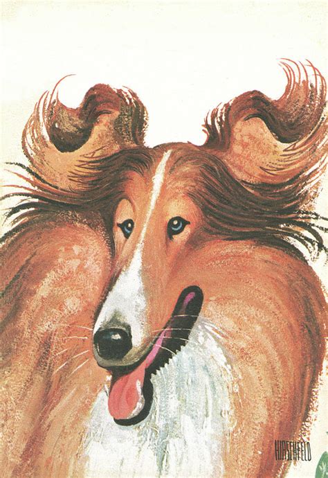 Lassie Drawing By Al Hirschfeld Fine Art America