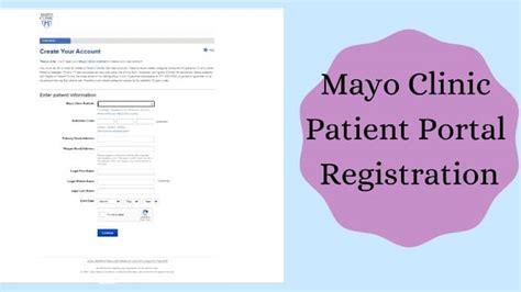 Mayo Clinic Patient Portal Access Mayo Clinic Portal