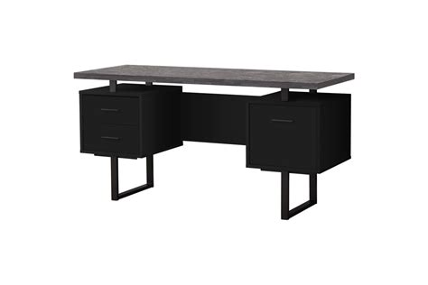 Black Contemporary Computer Desk By Monarch At Gardner White