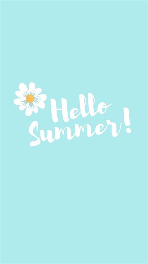 Hello Summer Wallpaper Iphone Summer Preppy Wallpaper