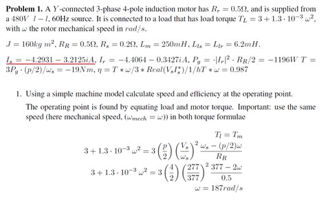 Electric Motor Formulas And Calculations