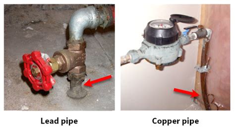 Identifying Lead Pipes And Fixtures Water Water And Waste City Of