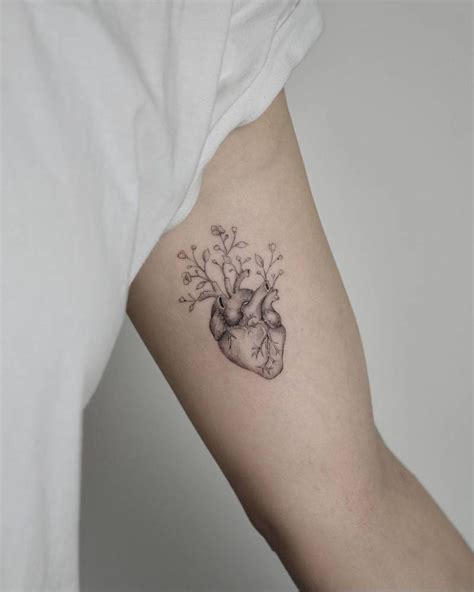 Human Heart Tattoo Design