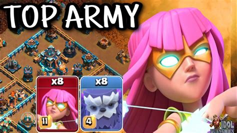 Clash Of Clans Top Of Attack In The Th15 With The Army Wow Hey