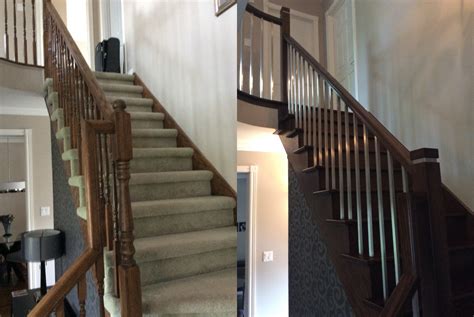 Modern functionality meets traditional craftsmanship in viewrail's stainless steel rods. - Toronto Staircase Renovation
