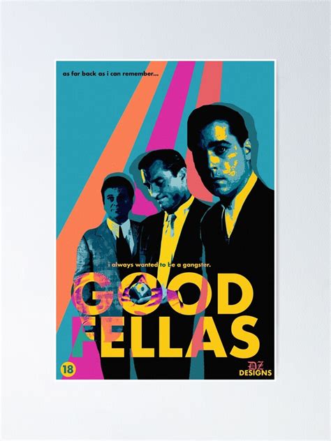Goodfellas Poster Poster For Sale By Designsbydz Redbubble
