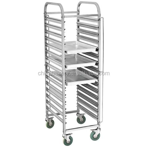 Commercial Layers Stainless Steel Gn Pans Baking Tray Rack Trolley