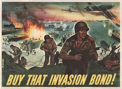 Normandy Invasion Propaganda Ww2 Poster Wwii Omaha