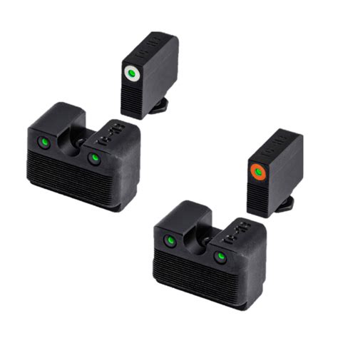 Truglo Tritium Pro Suppressor Height Night Sights For Glock Mos Pistols